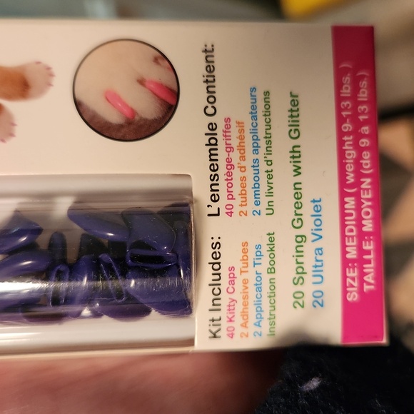 NWOT Kitty Caps, size medium (9-13 lbs) - Picture 4 of 7